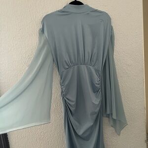 Elegant Blue Women's Dress
